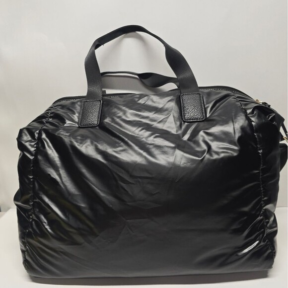 Jessica Simpson Natalie Black Weekender Duffel Travel Bag - Picture 2 of 9